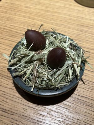 Meadow sweet caramel  at Grön Restaurant in Helsinki