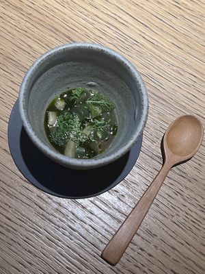 Garden beans  at Grön Restaurant in Helsinki