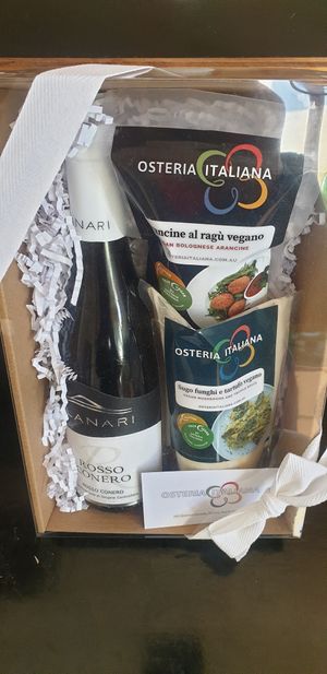 Gift packs at Osteria Italiana in Clifton Hill