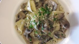 Amazingly - this is vegan and very tasty.  at Osteria Italiana in Clifton Hill