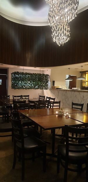 Interior near the bar at Osteria Italiana in Clifton Hill