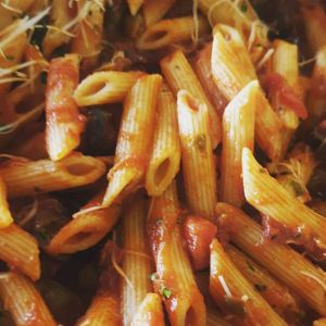 Penne arrabbiata at Osteria Italiana in Clifton Hill