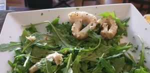 Fried calamari at Osteria Italiana in Clifton Hill