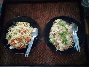 creamy vs spicy at Lost Lounge in Chiang Mai