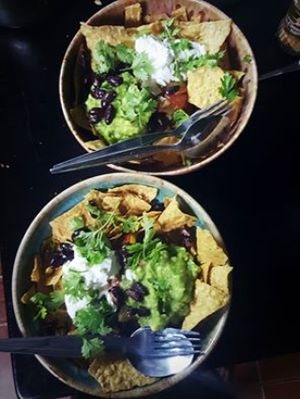 nachos!! at Lost Lounge in Chiang Mai