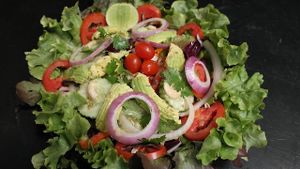 Fresh salad! at Lost Lounge in Chiang Mai