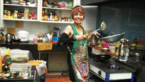 This Chef........ :)xoxoxo Beauty!!! at Lost Lounge in Chiang Mai