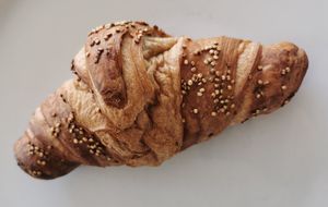 vegan whole wheat crossaint at NOP in Tallinn