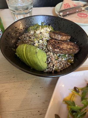 Fried Buckwheat - I added at extra costs Avocado and Tempeh - good.   at NOP in Tallinn