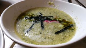 Japanese gazpacho at NOP in Tallinn