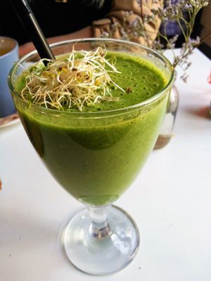 Green smoothie at NOP in Tallinn