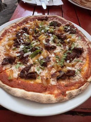 Vegan Pastorela  at Piola in Playa Del Carmen