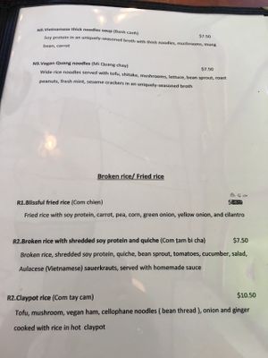 More noodle dishes at Nha Hang Chay Vegetarian Restaurant in Falls Church