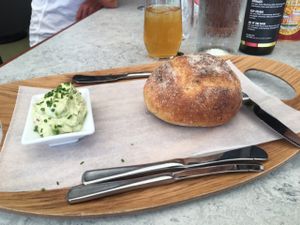 vegan con loaf at Thomas's Bach in Waiheke Island