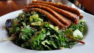 big green salad at Reverie Cafe + Bar in Minneapolis