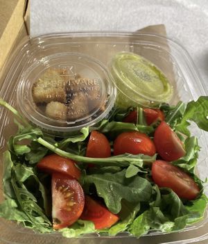 Side salad with green goddess dressing   at Reverie Cafe + Bar in Minneapolis