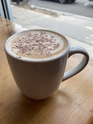 Ginger latte    at Reverie Cafe + Bar in Minneapolis