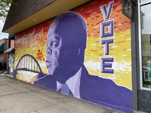 Mural  at Reverie Cafe + Bar in Minneapolis