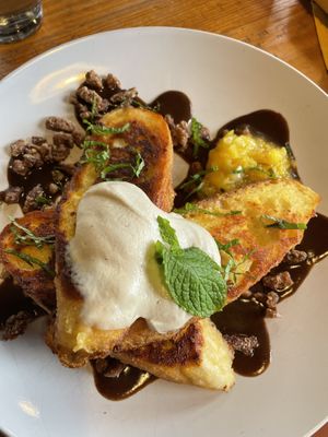 French toast  at Reverie Cafe + Bar in Minneapolis