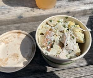 Smoked potato salad  at Reverie Cafe + Bar in Minneapolis