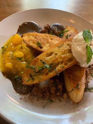 french toast!!  at Reverie Cafe + Bar in Minneapolis