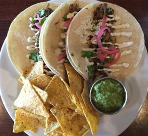 jackfruit tacos at Reverie Cafe + Bar in Minneapolis