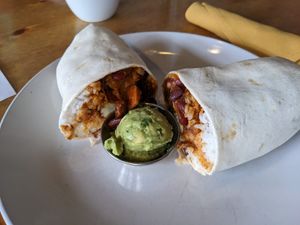 Breakfast burrito at Reverie Cafe + Bar in Minneapolis