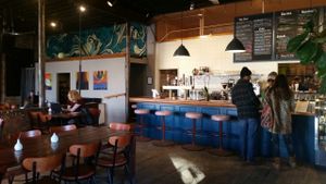 Bar at Reverie Cafe + Bar in Minneapolis