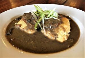 Biscuits and Gravy with Herbivorous Butcher Sausage at Reverie Cafe + Bar in Minneapolis