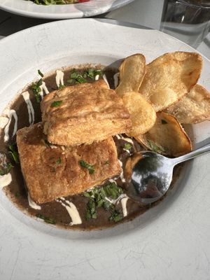 Biscuits and gravy   at Reverie Cafe + Bar in Minneapolis