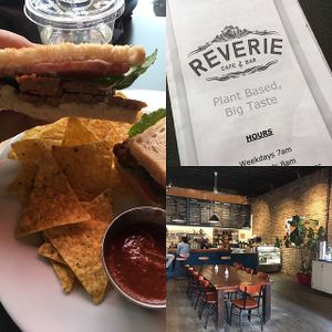 Amazinf food and great service!  #veganaf  at Reverie Cafe + Bar in Minneapolis