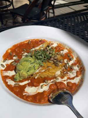 Polenta Rancheros  at Reverie Cafe + Bar in Minneapolis