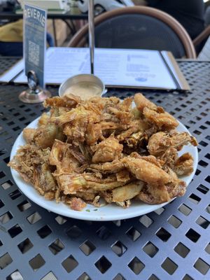 Fried artichoke 🥰  at Reverie Cafe + Bar in Minneapolis