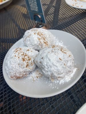 Chocolate filled beignets (try these!)  at Reverie Cafe + Bar in Minneapolis