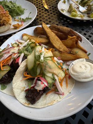Korean tacos   at Reverie Cafe + Bar in Minneapolis