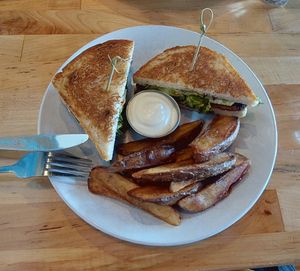 Kimchi tempeh sandwich at Reverie Cafe + Bar in Minneapolis