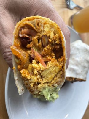 Breakfast burritos!!!   at Reverie Cafe + Bar in Minneapolis