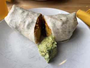 Breakfast burritos!!!   at Reverie Cafe + Bar in Minneapolis
