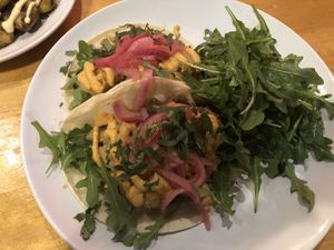 Cauliflower tacos at Reverie Cafe + Bar in Minneapolis