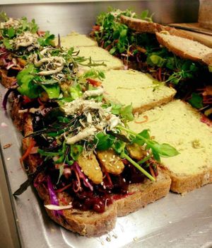 Worthy Sammie! at Naturalley Organic Cafe in Dunedin