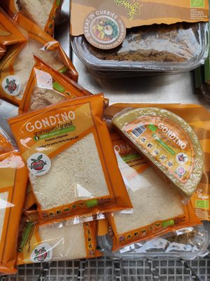 Vegan cheese at EkoPlaza - Ziekerstraat in Nijmegen