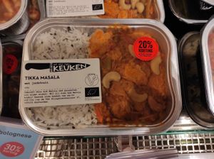 Vegan meal at EkoPlaza - Ziekerstraat in Nijmegen