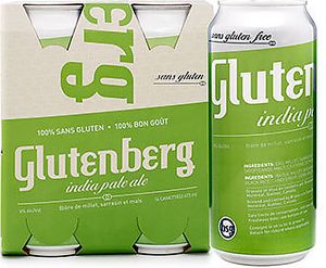 Glutenberg IPA in Cans available at The Hound at Redhound Grille in Paoli