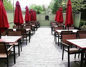 Outdoor Dining on our Patio 
Weather Permitting at Redhound Grille in Paoli