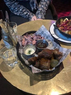 fried seitan  #Veganuary at Lucky Pig - Paradise Palms in Edinburgh
