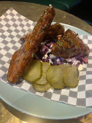 Seitan buffalo wings   at Lucky Pig - Paradise Palms in Edinburgh