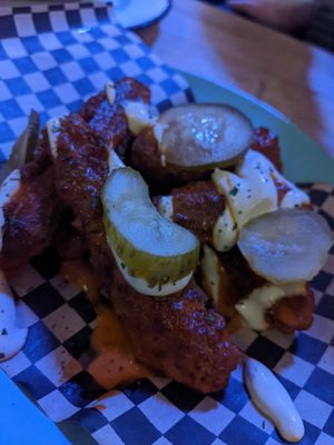 Buffalo "chicken" at Lucky Pig - Paradise Palms in Edinburgh