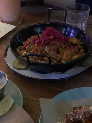 loaded fries   at Lucky Pig - Paradise Palms in Edinburgh