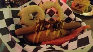Lucky dawg at Lucky Pig - Paradise Palms in Edinburgh
