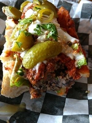 meatball sub at Lucky Pig - Paradise Palms in Edinburgh